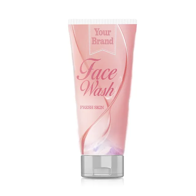 Face Wash, a sample product labelled Your Brand