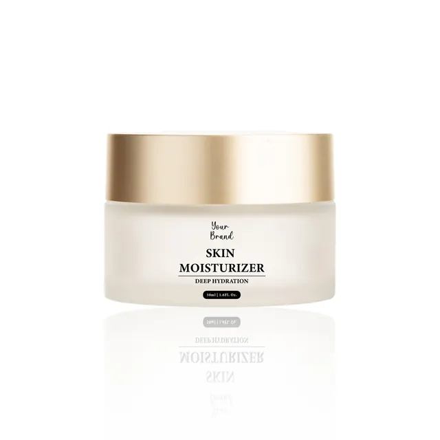 Moisturizer, a sample product labelled Your Brand